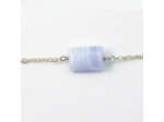 Bracelet Argent 925 Et Calcédoine