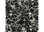 Nerida Hansen - Satin de Coton "Magnolia" Noir et Blanc