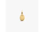 Pendentif Arthus Bertrand Ma Mini Médaille Trèfle en or jaune et diamant, 10mm
