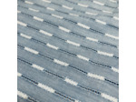 Sélection Coup de Coudre - Tissu Broderie Anglaise Bleu Clair Ajouré à Motif Traits