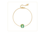 Bracelet Monnaie Malachite