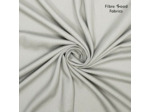 Fibre Mood - Tissu Sergé Souple de Lin et Viscose  "Marley" et "Liberty" Uni Couleur Gris Perle