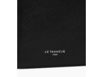 Petit portefeuille vertical zippé Lucien en cuir grainé