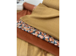 Sélection Coup de coudre - Tissu Coton Velours Lisse en Coton Uni Rouille