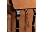 Sac à dos à rabat Maurice en cuir nubuck grainé