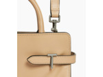 Sac à main moyen modèle Emie en cuir lisse et nubuck