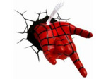 [LAMPE] MARVEL - Applique Murale 3d LED - Spiderman