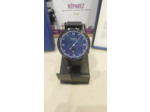 Montre Gustave & Cie GEORGES 12H - NOIR ET BLEU Bracelet milanais noir