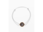 Bracelet Cordon Petit - Nacre grise