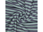 Fibre Mood - Tissu Maille de Coton "Hoda" Gros Côtes Rayures Vert