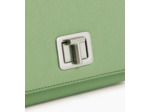 Mini sac bandoulière Eva en cuir grain caviar