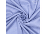 Fibre Mood - Tissu Jacquard de Viscose Satiné "Hallie" Couleur Bleu Lavande Aux Fines Rayures