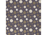 Sélection Coup de coudre - Tissu Popeline de Coton Imprimé Boules de Noël sur le Fond Gris Anthracite