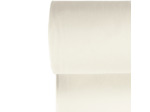 Sélection Coup de Coudre - Tissu Jersey Bord-Cotes Uni Couleur Blanc Cassé