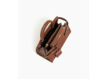 Petit sac à main Emilie en cuir grainé avec surpiqûres