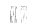 Maison Fauve – Patron pantalon, jean "Hussard" du 34 au 52