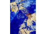 «BLUE GROTTO» - Acrylique sur toile - 65x54 cm