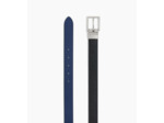 Ceinture réversible homme avec boucle rectangle en cuir grainé