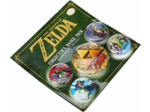 ZELDA - PACK 5 BADGES - THE LEGEND OF ZELDA CLASSIC