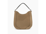 Sac hobo moyen modèle Ella en cuir lisse et nubuck