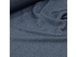 Sélection Coup de Coudre - Tissu Maille de Coton Gros Côtes Couleur Gris Anthracite