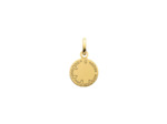 Medaille Arthus bertrand Etoile en laque bleu marine en or jaune