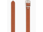 Ceinture réversible homme avec boucle carrée en cuir grainé
