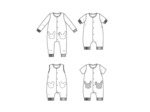Ikatee - Patron Enfant Combi "Lisboa" 6 mois - 4 ans
