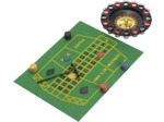Jeu PC Wahou 32 - G2 - 035 Jeu à boire Roulette Drinking game Noir rouge vert jaune et transparent Métal plastique et verre H7 x 31 x 31 cm