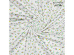 Fibre Mood - Tissu Jersey Piqué "Zita" à Motif Petites Fleurs - coupon 3m