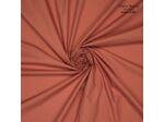 Fibre Mood - Tissu Popeline de Coton Traitement Silicone Uni Couleur Rouge Tomette
