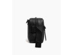 Petit sac bandoulière Noah en cuir grain buffle et cuir lisse