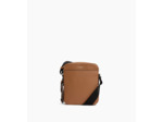 Petite sacoche zippée Emile en cuir grainé