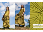 Fibre Mood - Tissu Crépon de Viscose  "Azure" Vert Olive