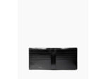 Porte cartes avec poche billets Emile en cuir lisse effet box