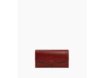 Grand portefeuille Charlotte en cuir lisse