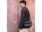Petit sac bandoulière Camille en toile enduite