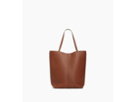 Sac cabas moyen modèle Hortense en cuir grainé double face
