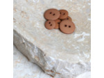 Atelier Brunette - Bouton Classique Matte Pecan Pie - 15 mm