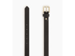 Ceinture femme avec boucle carrée en cuir signature t