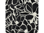 Nerida Hansen - Satin de Coton "Magnolia" Noir et Blanc