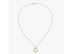 Collier Arthus Bertrand Spirale Etoilée en or jaune poli, 45cm