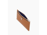 Porte cartes zippé Romy en cuir grainé