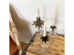 Porte-bougie carafe petite fleur