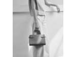 Sac à main moyen modèle Emilie en cuir grainé