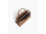 Sac à main moyen modèle Emie en cuir lisse et nubuck