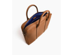 Porte documents 17" Charles en cuir grainé petit modèle