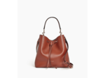 Grand sac seau Louise en cuir grainé