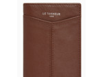 Porte cartes vertical Charlotte en cuir lisse