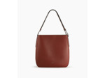 Grand sac hobo Madeleine en cuir de taurillon grainé